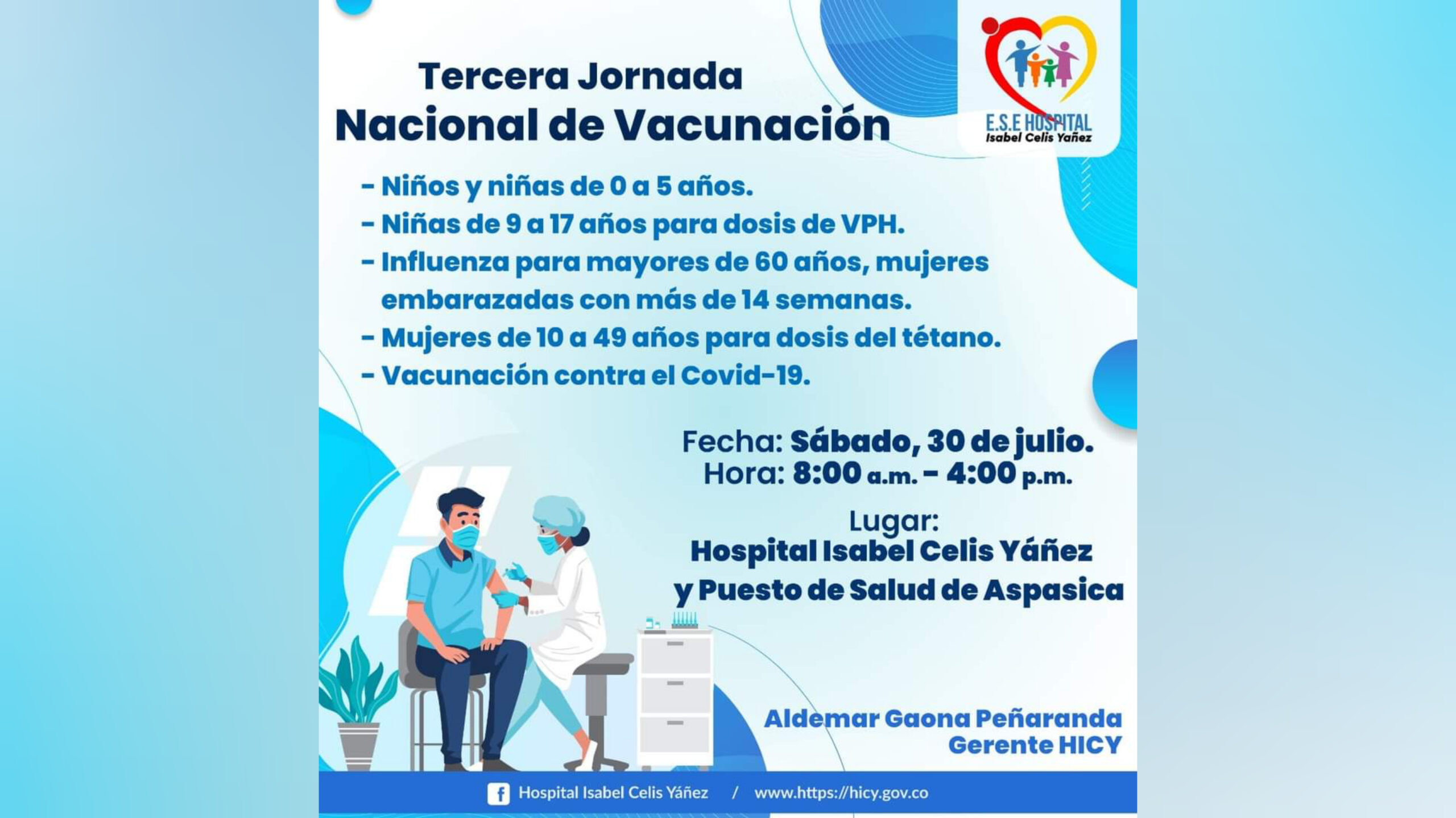 TERCERA JORNADA NACIONAL DE VACUNACIÓN - PORTADA