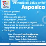 JORNADA DE SALUD EN ASPASICA - PORTADA
