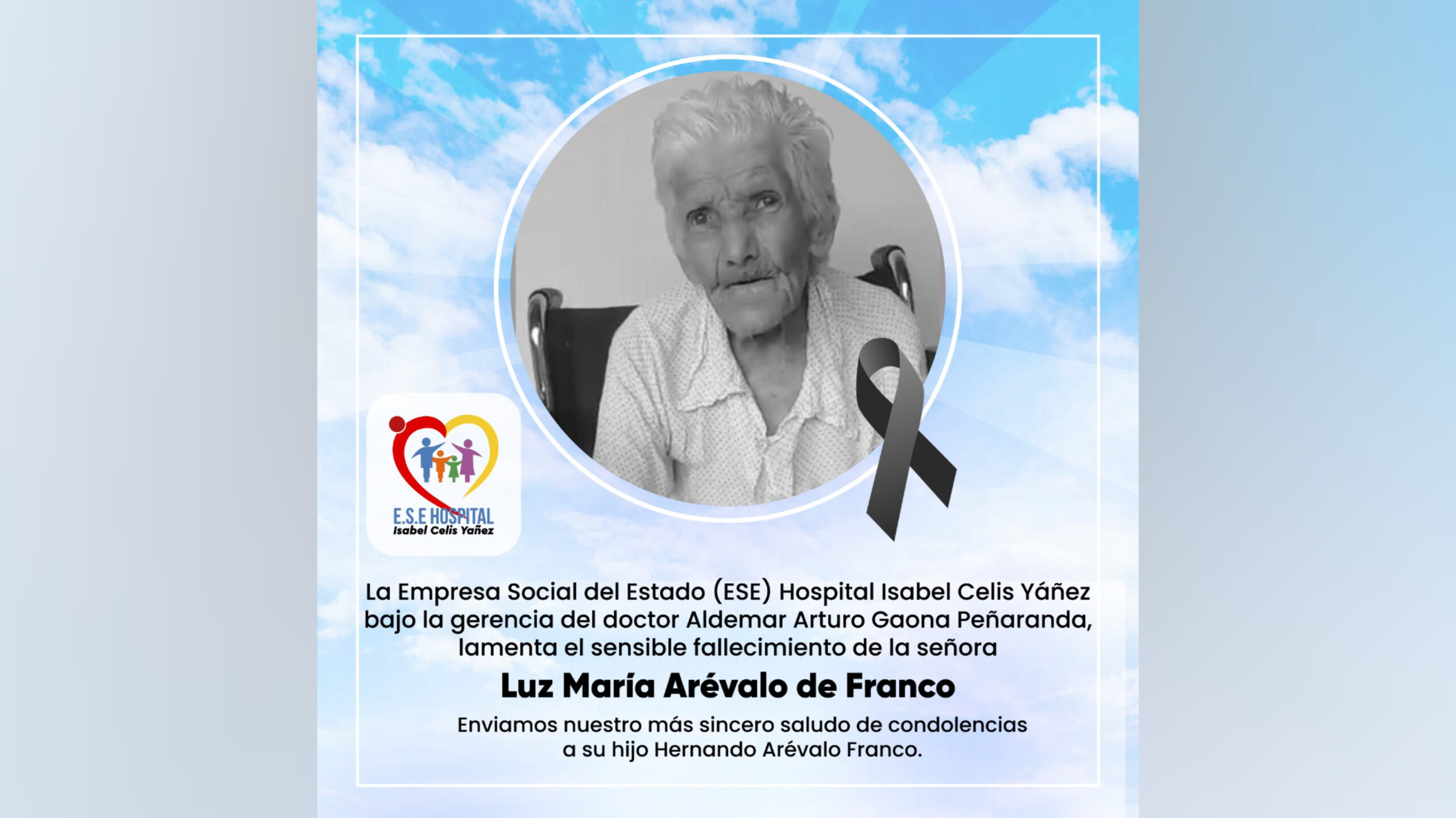 LUZ MARÍA ARÉVALO DE FRANCO - PORTADA
