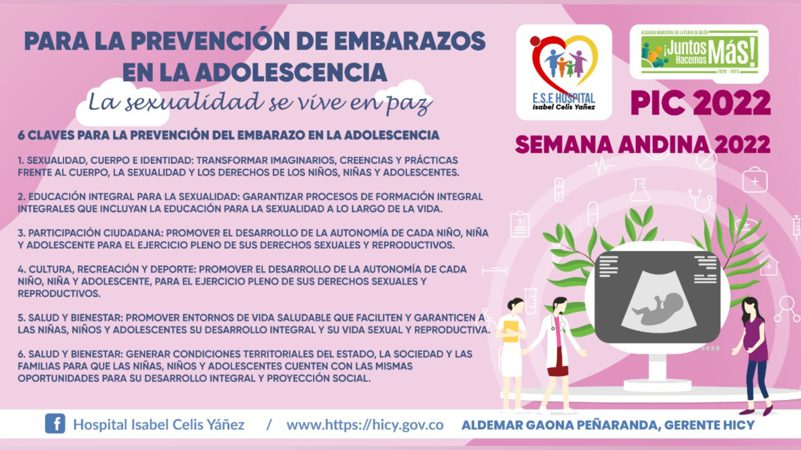 CLAVES PARA PREVENIR EL EMBARAZO EN LA ADOLESCENCIA - PORTADA
