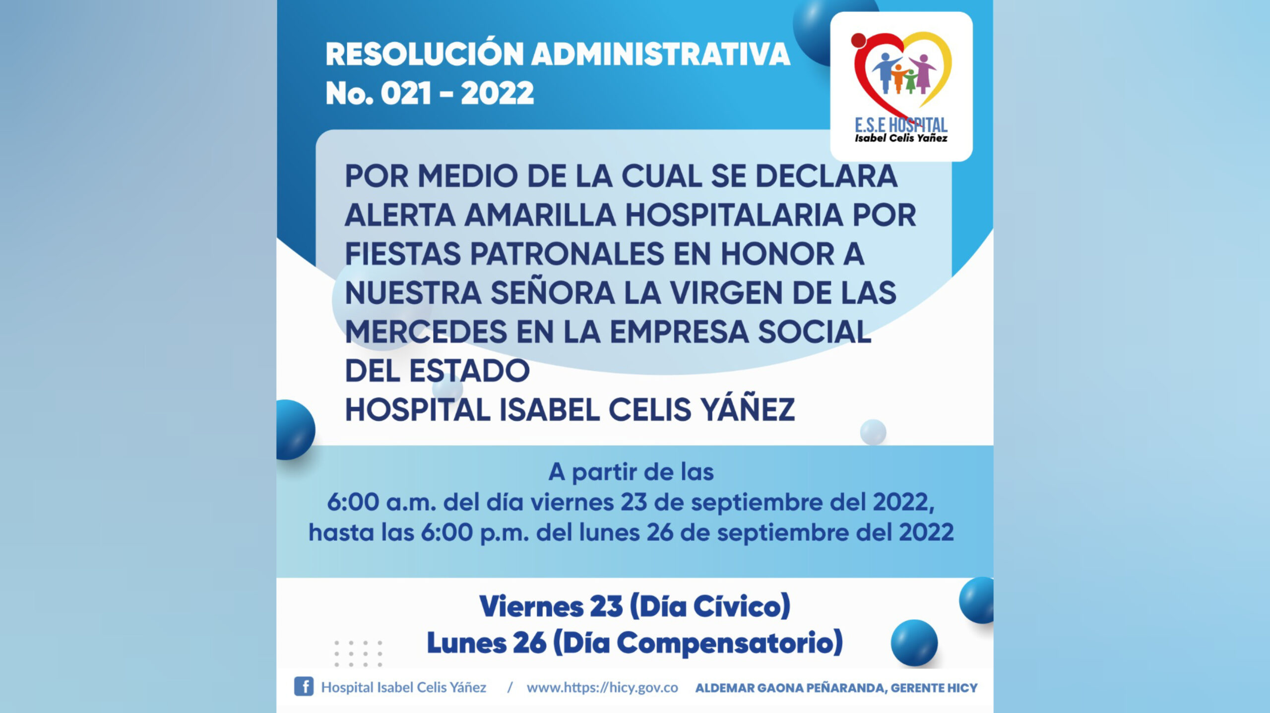RESOLUCIÓN ADMINISTRATIVA No 021 - PORTADA