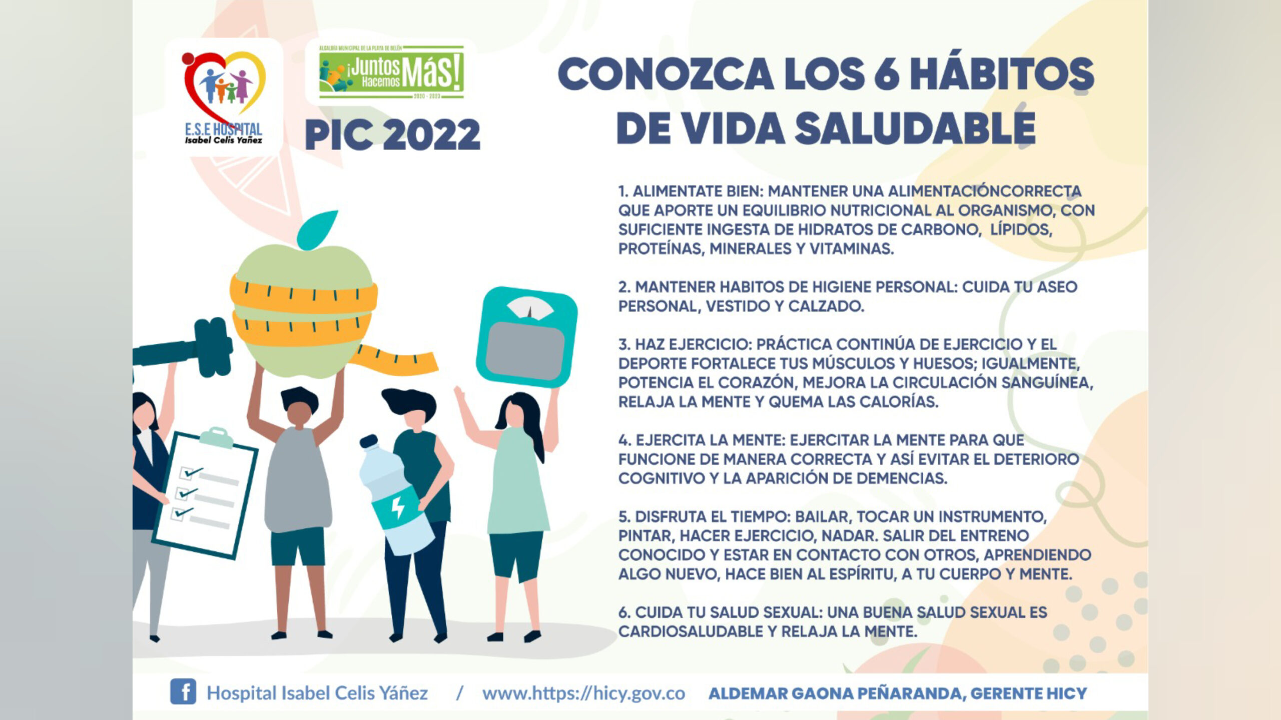 SEIS HABITOS DE VIDA SALUDABLE - PORTADA
