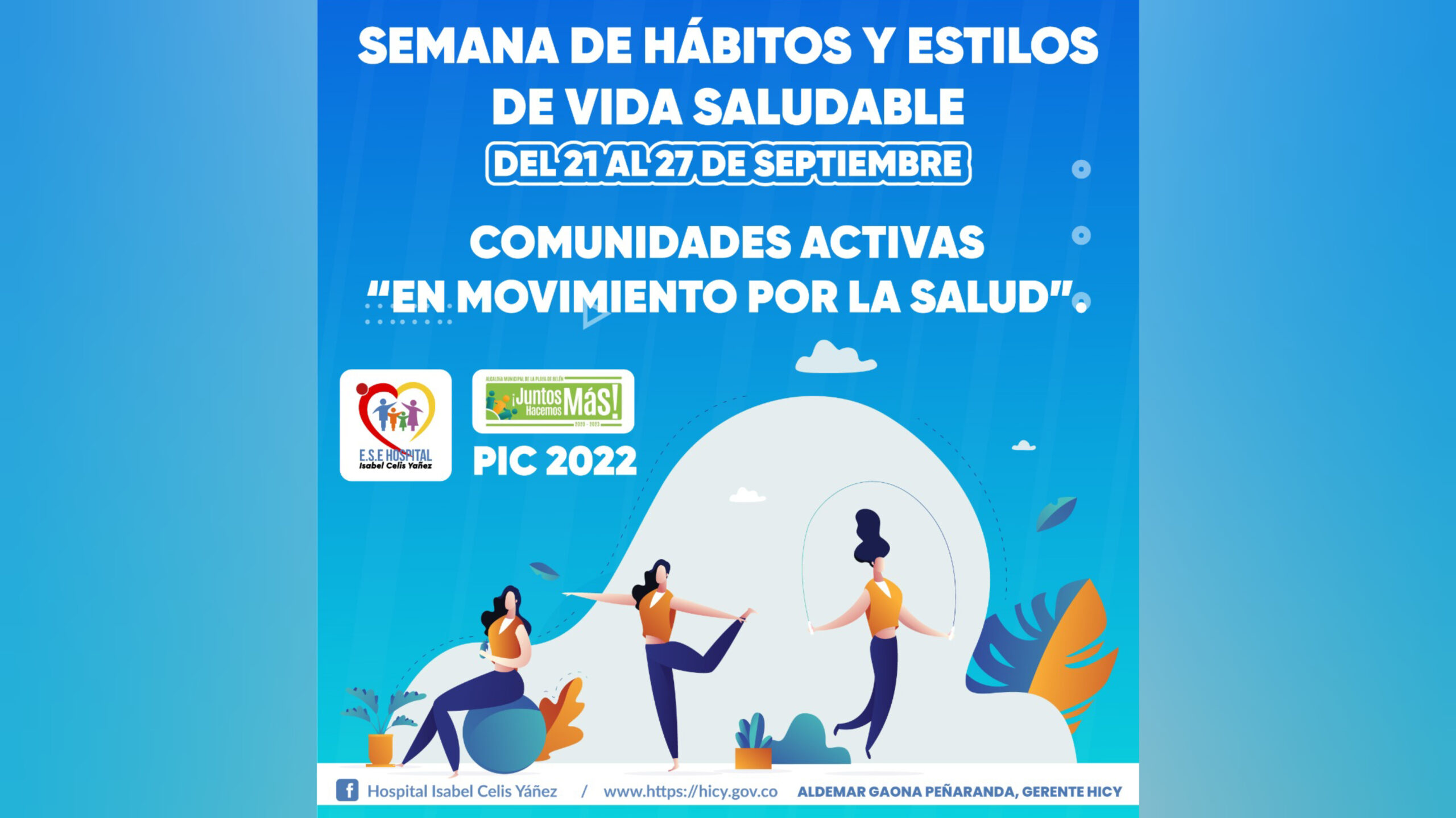 SEMANA DE HÁBITOS Y ESTILOS DE VIDA SALUDABLE - PORTADA