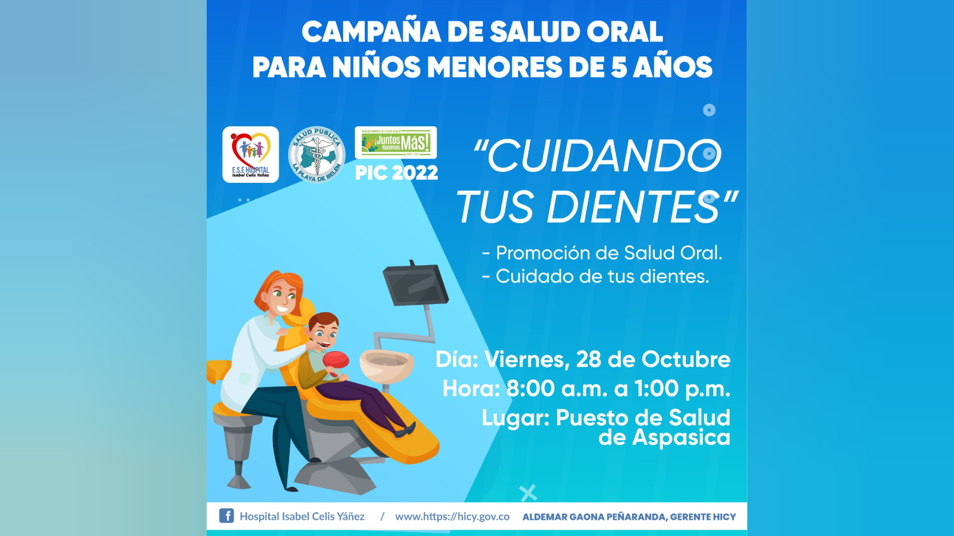 CAMPAÑA DE SALUD ORAL EN ASPASICA - PORTADA