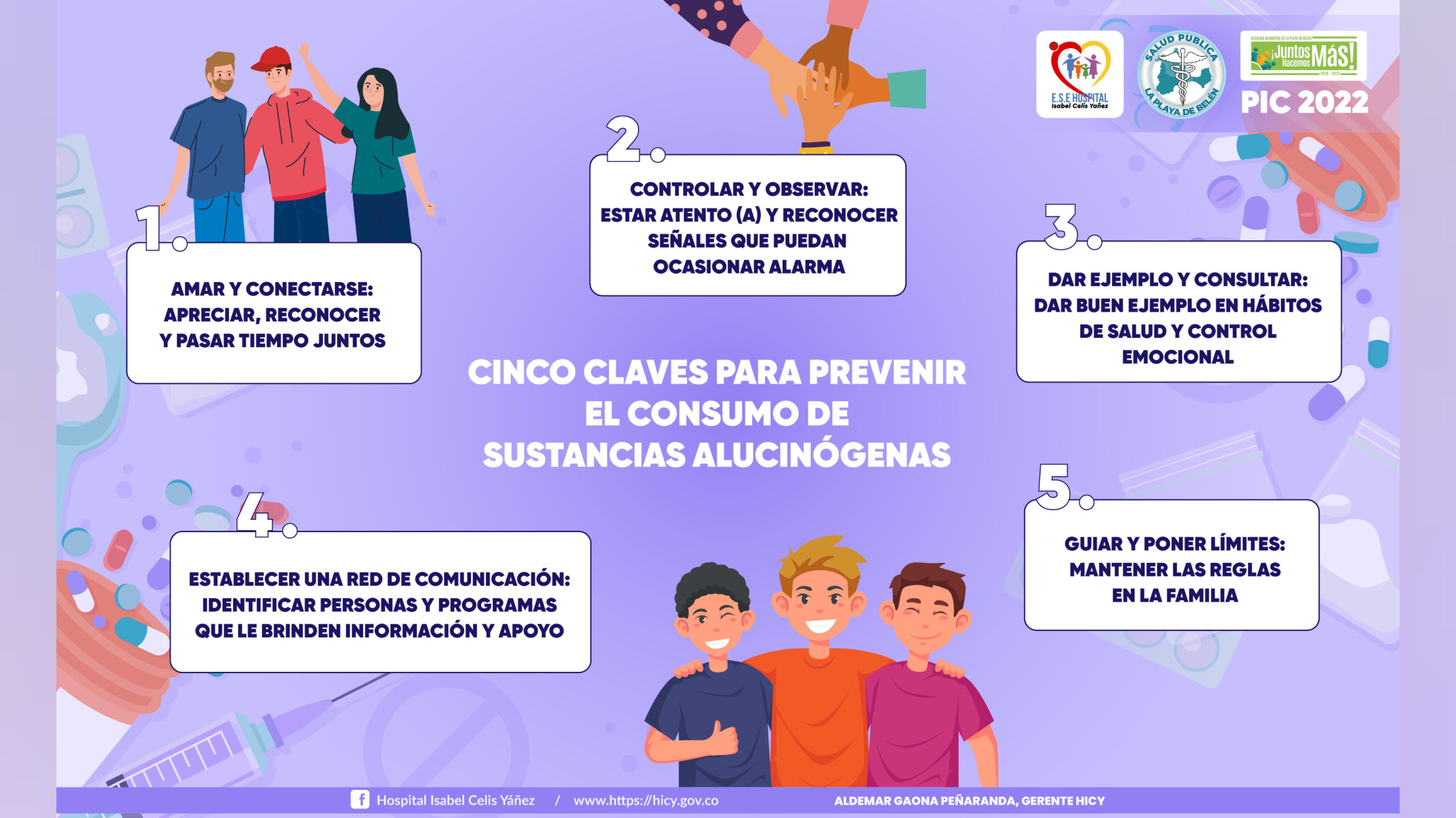 CLAVES PARA PREVENIR EL CONSUMO DE SUSTANCIAS - PORTADA