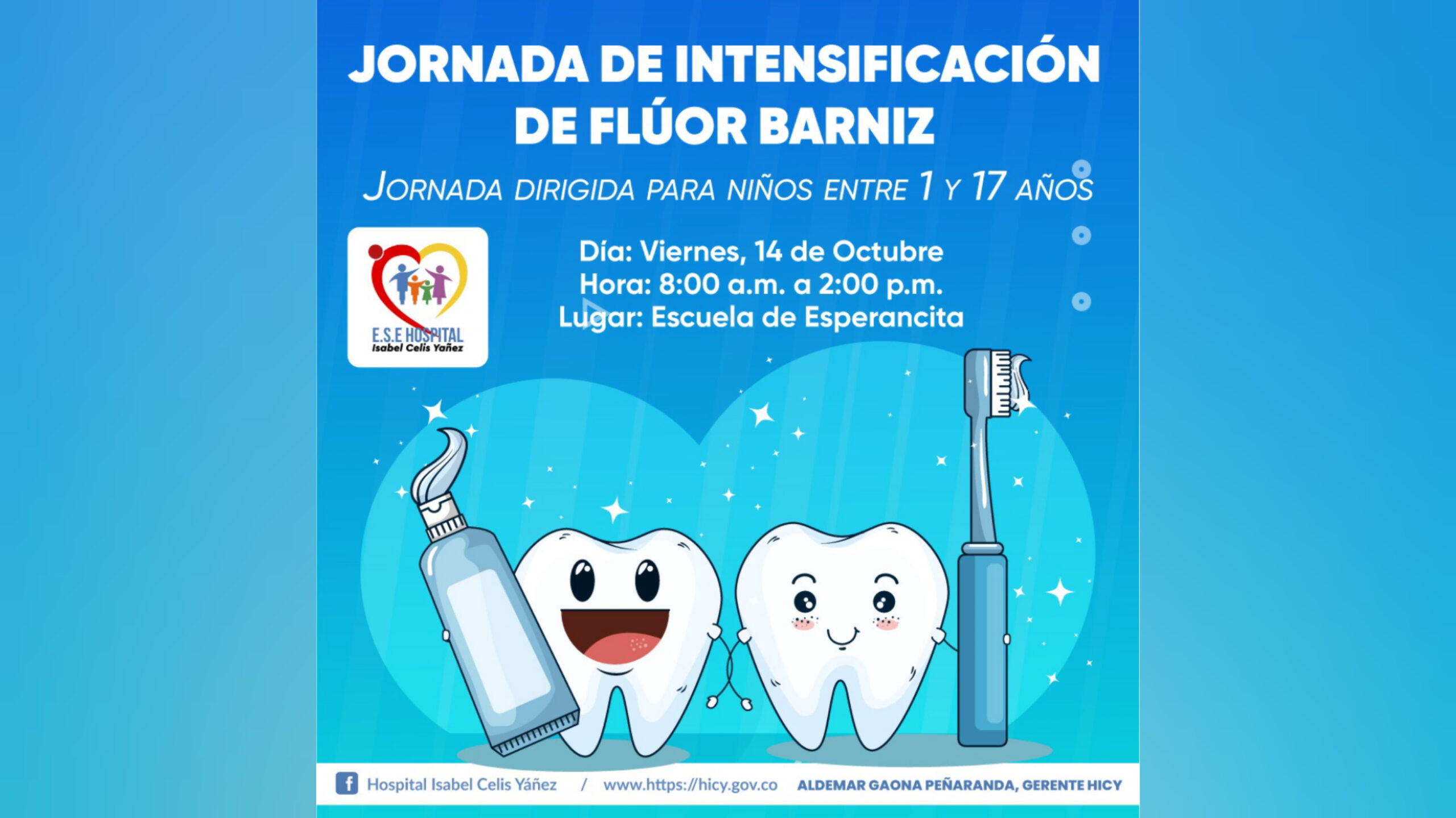 JORNADA DE INTENSIFCACIÓN DE FLUOR BARNIZ EN ESPERANCITA - PORTADA
