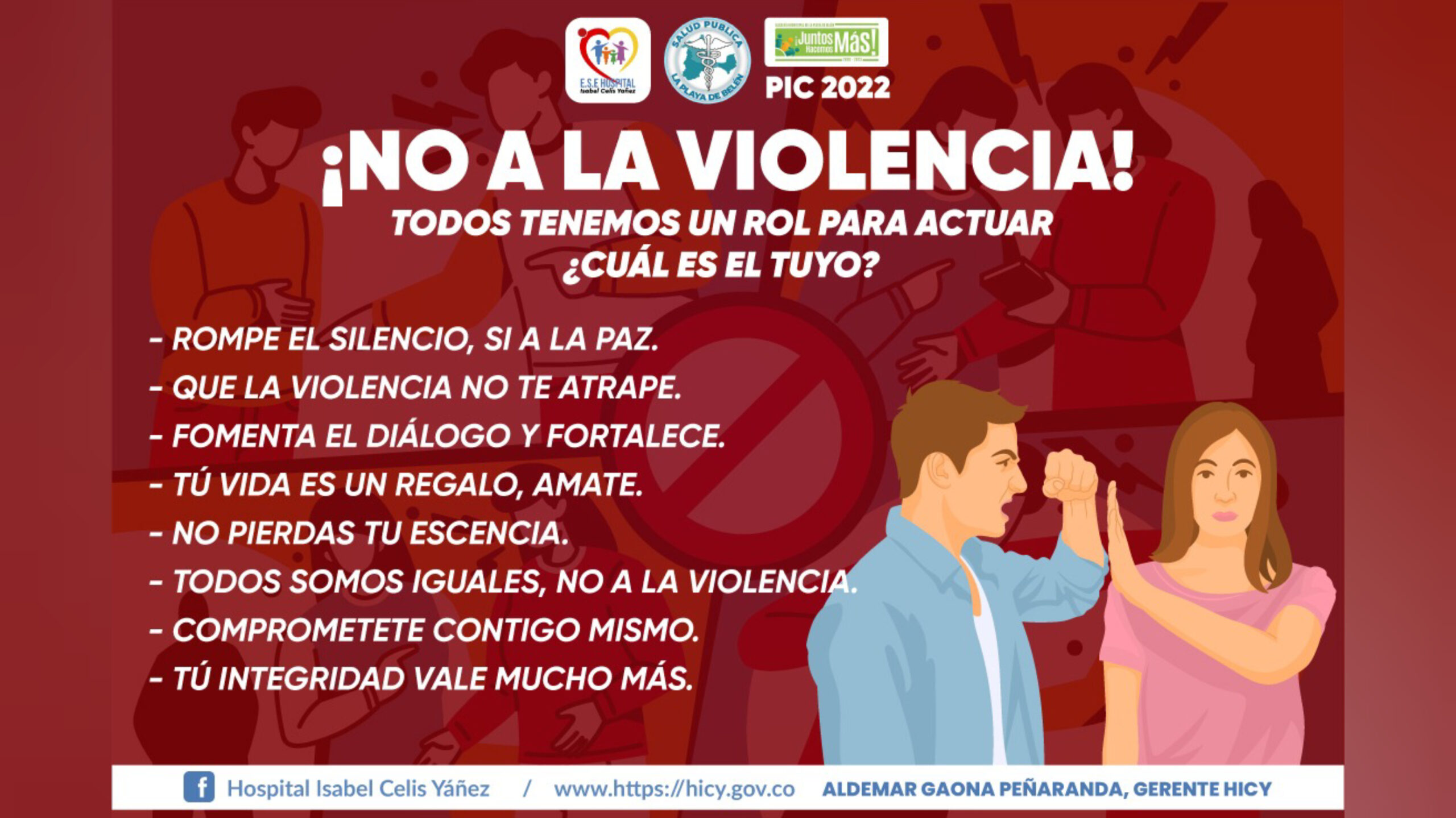 NO A LA VIOLENCIA - PORTADA