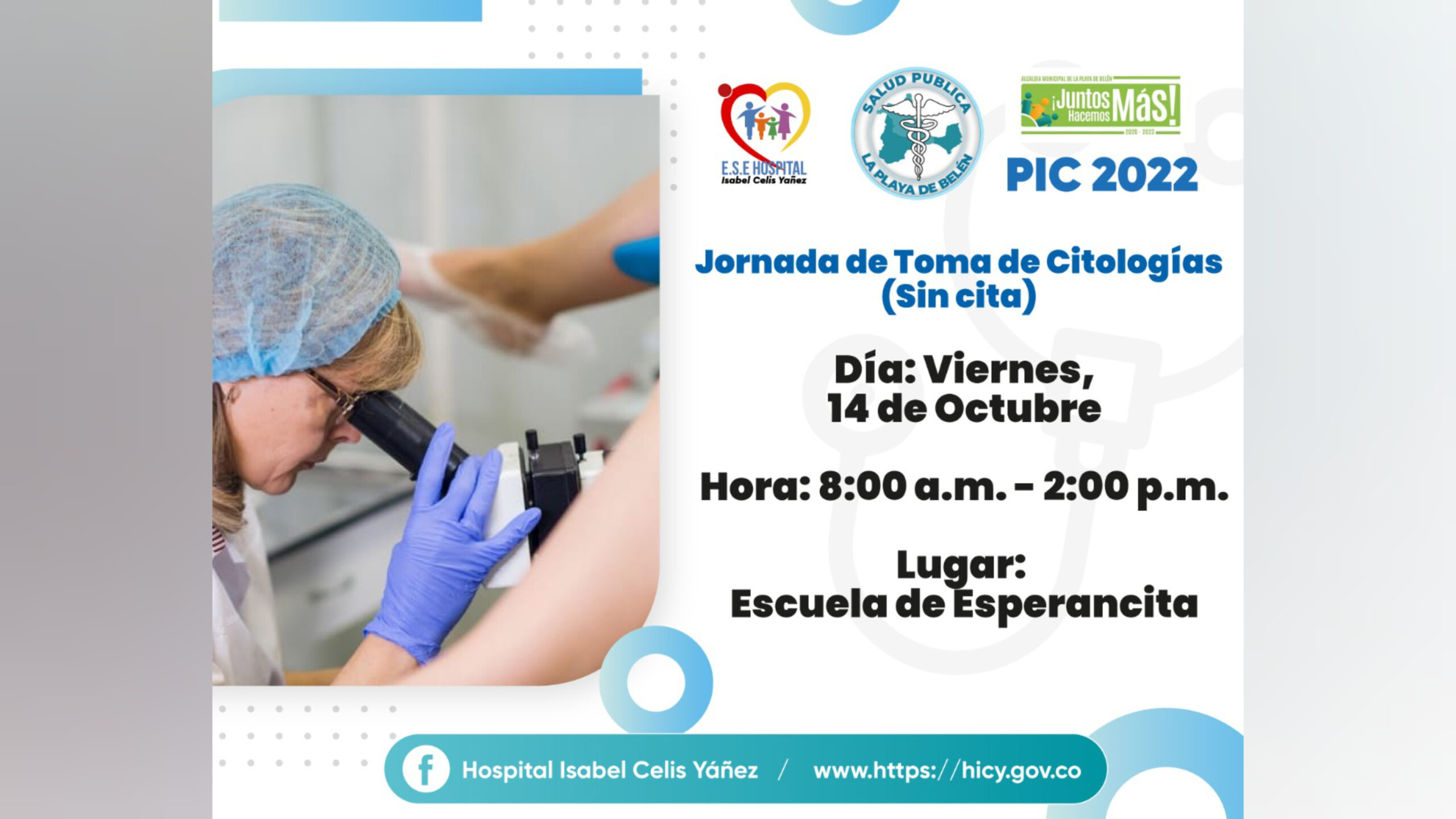 TOMA DE CITOLOGÍAS EN ESPERANCITA - PORTADA