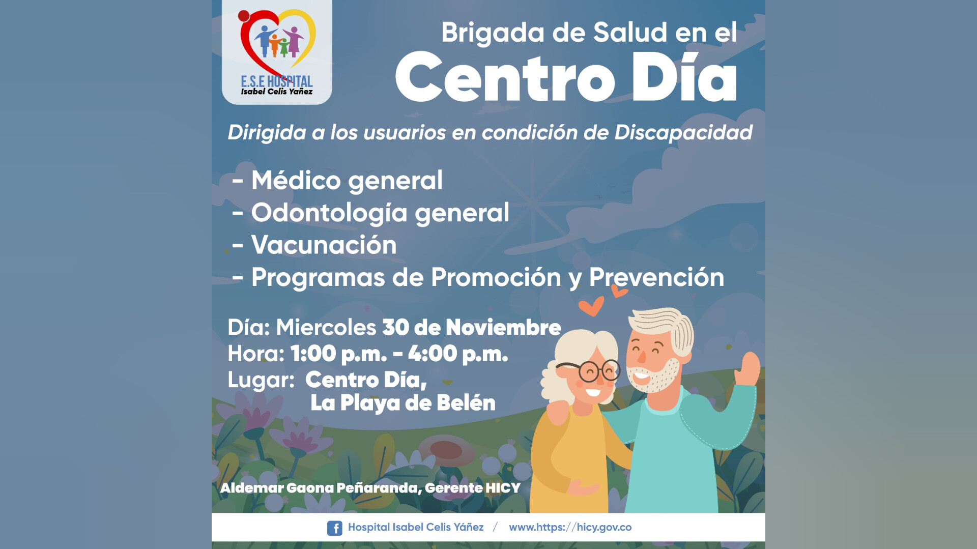 BRIGADA DE SALUD EN EL CENTRO DÍA PARA LOS ADULTOS MAYORES - PORTADA