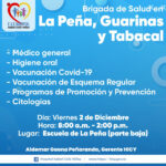 BRIGADA DE SALUD EN LAS VEREDAS LA PEÑA, GUARINAS Y TABACAL - PORTADA