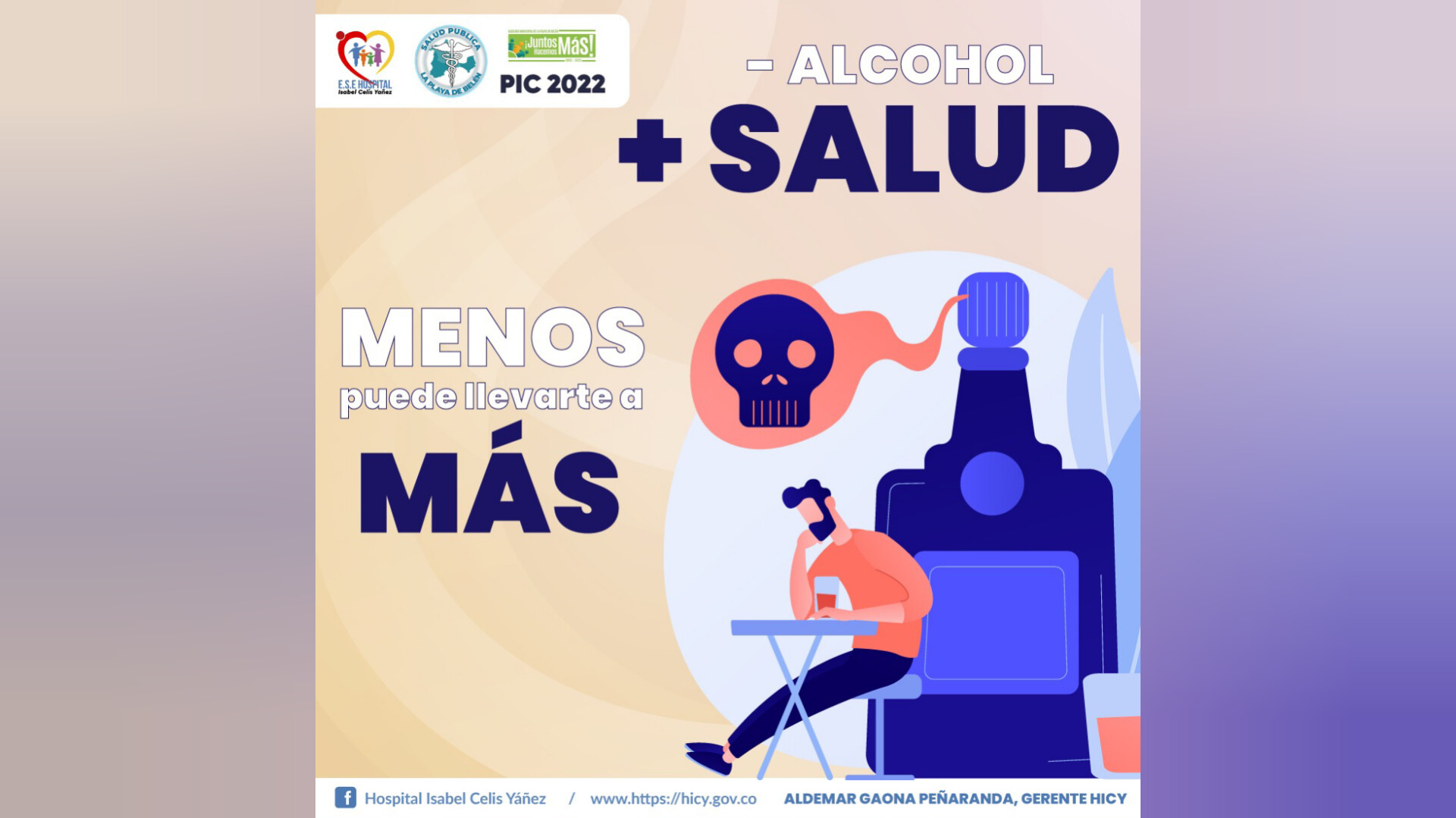MENOS ALCOHOL MÁS SALUD - PORTADA