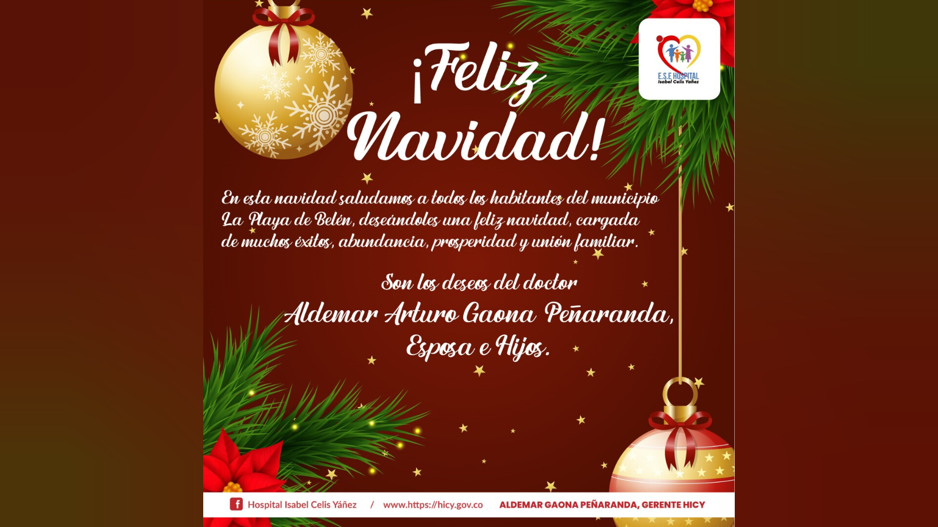 FELIZ NAVIDAD - PORTADA