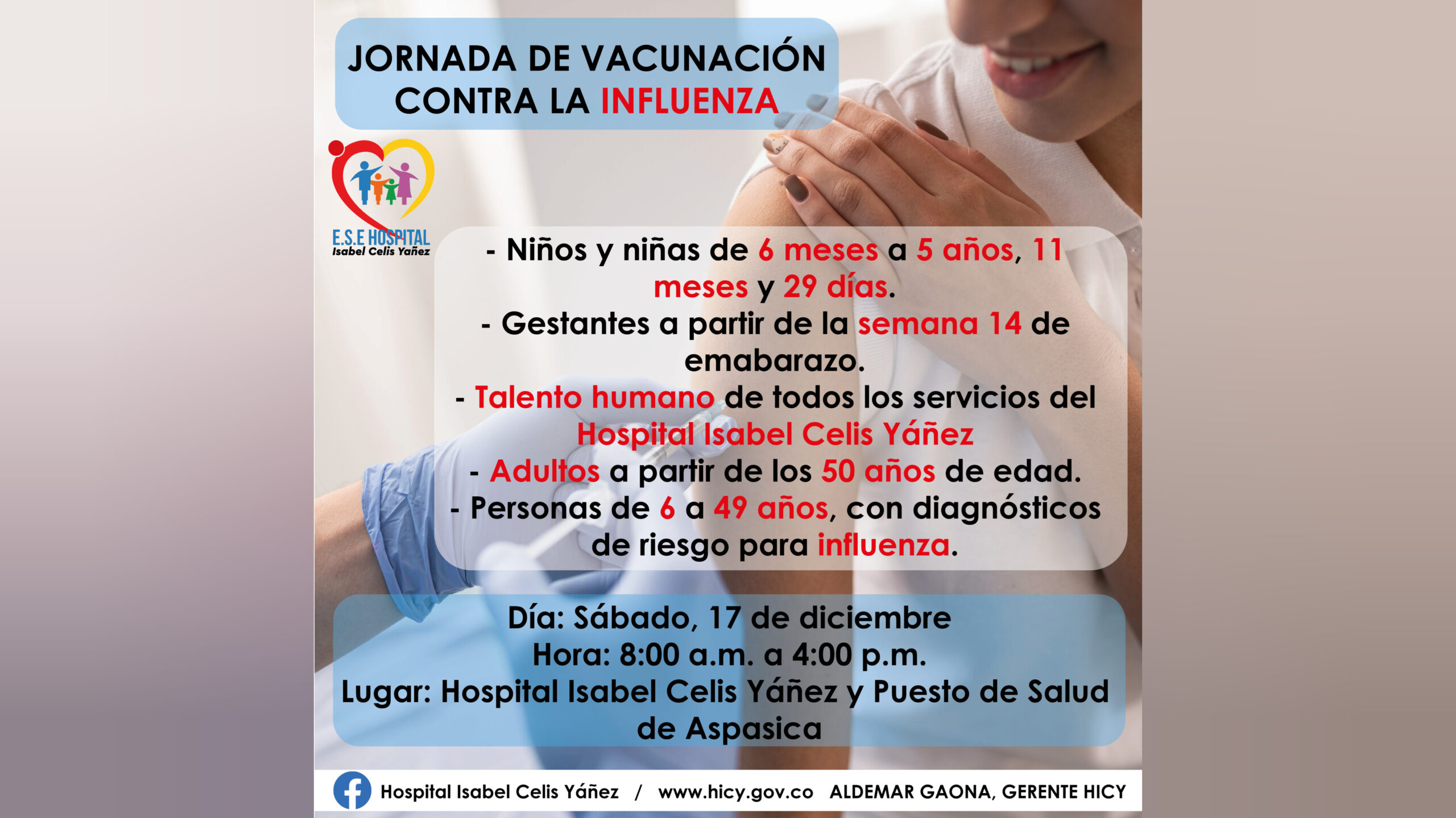 VACUNACIÓN CONTRA LA INFLUENZA - PORTADA