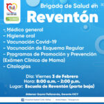 BRIGADA DE SALUD EN LA VEREDA REVENTÓN - PORTADA