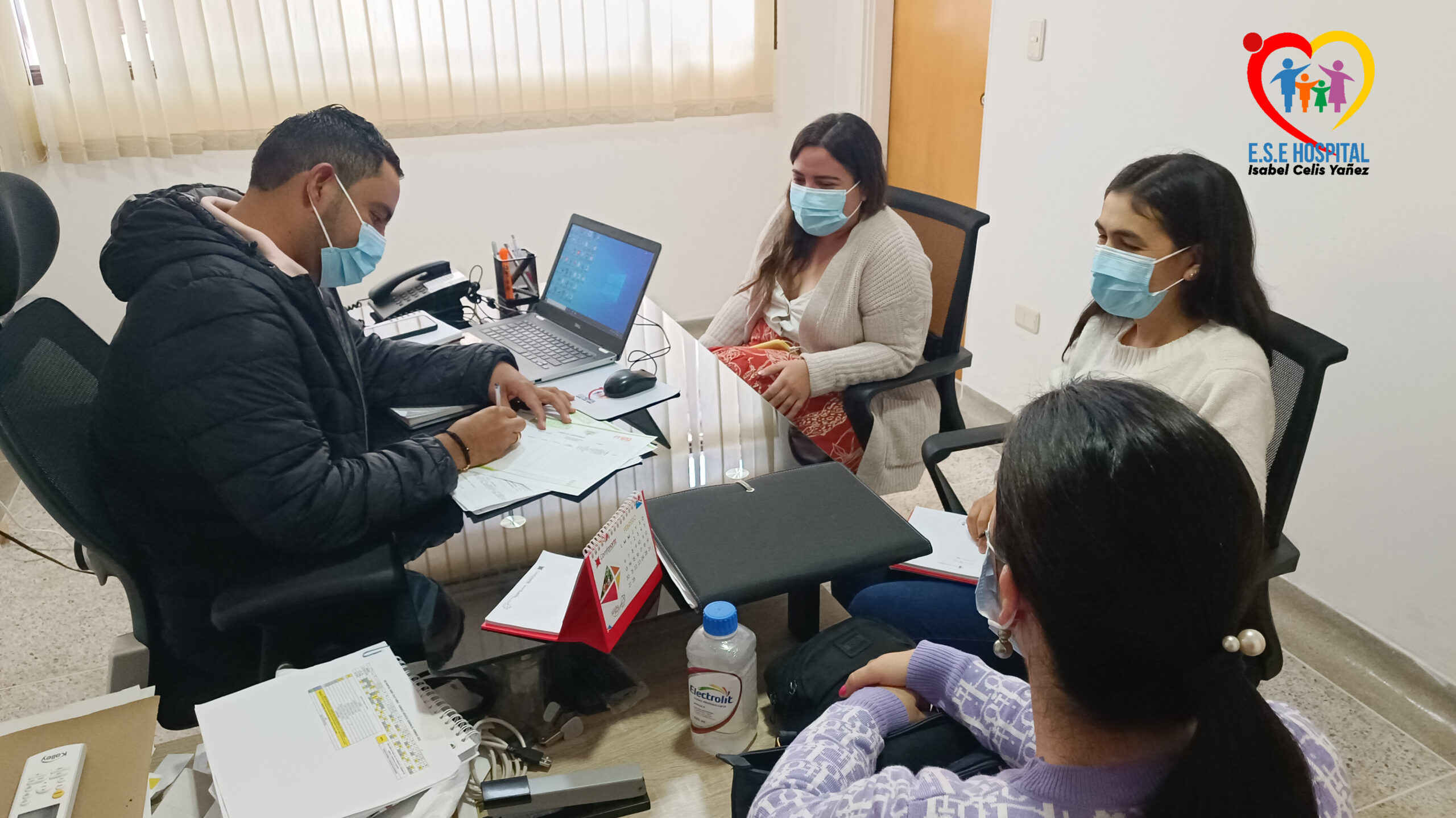 VISITA INTERINSTITUCIONAL AL HOSPITAL ISABEL CELIS YÁÑEZ - PORTADA