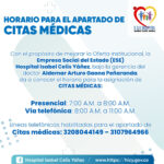 CONOZCA EL SERVICIO QUE PRESTA EL ÁREA DE APARTADO DE CITAS MÉDICAS EN EL HOSPITAL ISABEL CELIS YÁÑEZ - PORTADA