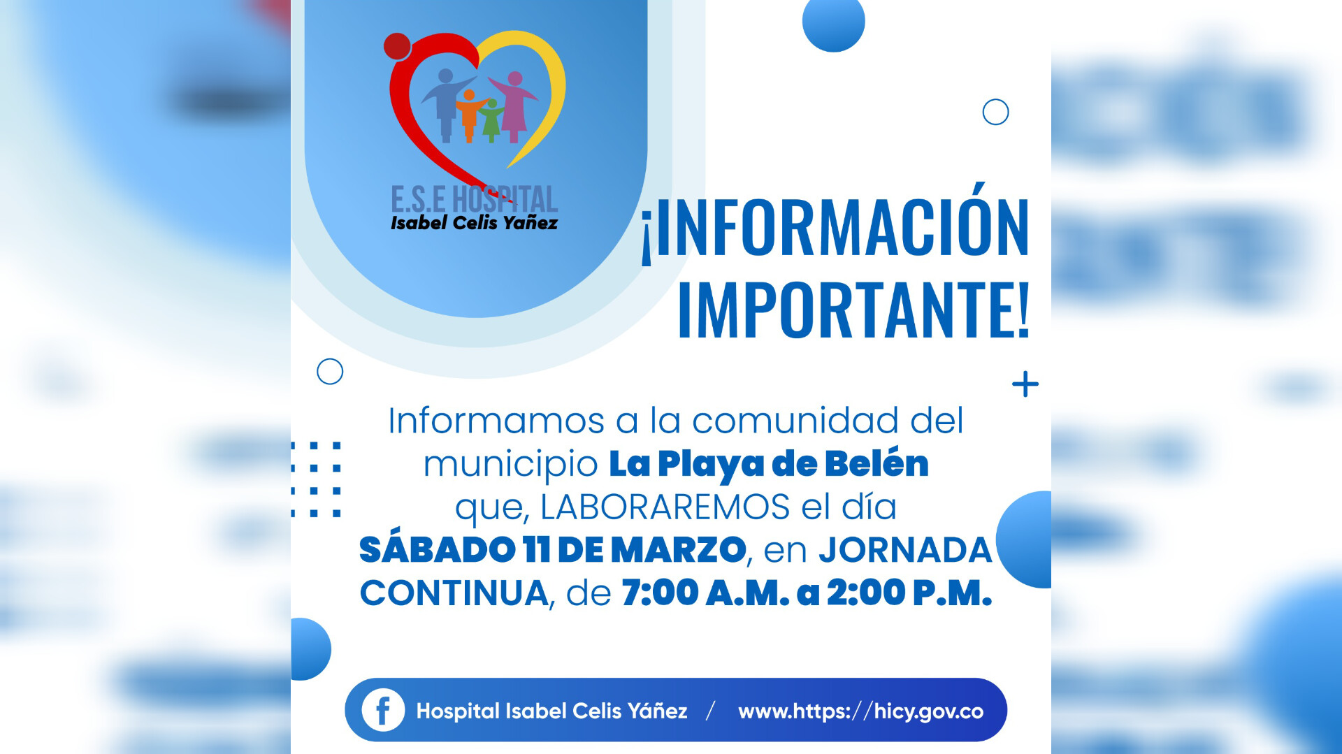 INFORMACIÓN IMPORTANTE - PORTADA