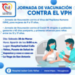 JORNADA DE VACUNACIÓN CONTRA EL VPH - PORTADA