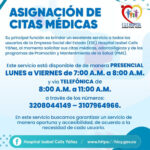 CONOZCA EL SERVICIO QUE BRINDA EL ÁREA DE ASGINACIÓN DE CITAS EN EL HOSPITAL ISABEL CELIS YÁÑEZ - PORTADA
