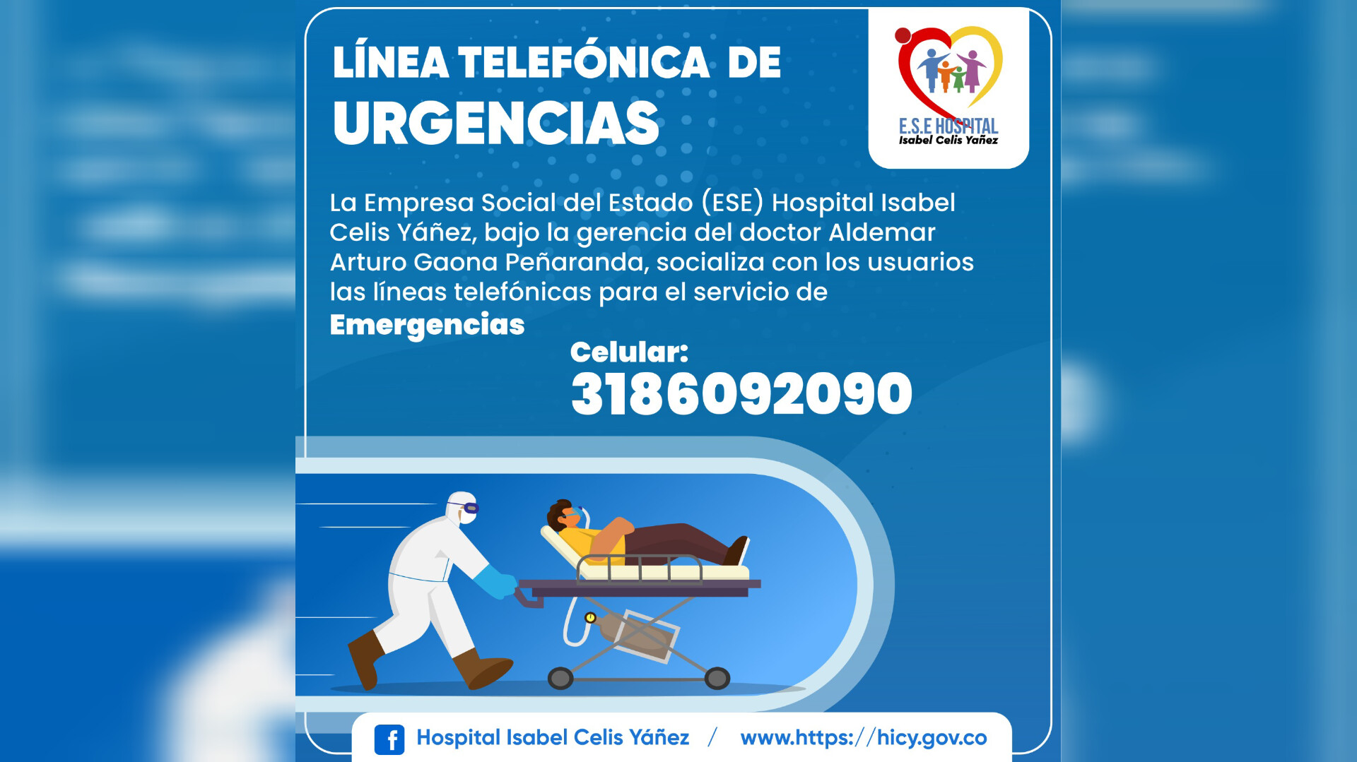 CONOZCA LA LÍNEA DE ATENCIÓN DEL ÁREA DE URGENCIAS - PORTADA
