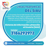 CONOZCA LA LÍNEA TELEFÓNICA DEL SISTEMA DE INFORMACIÓN Y ATENCIÓN AL USUARIO (SIAU) - PORTADA