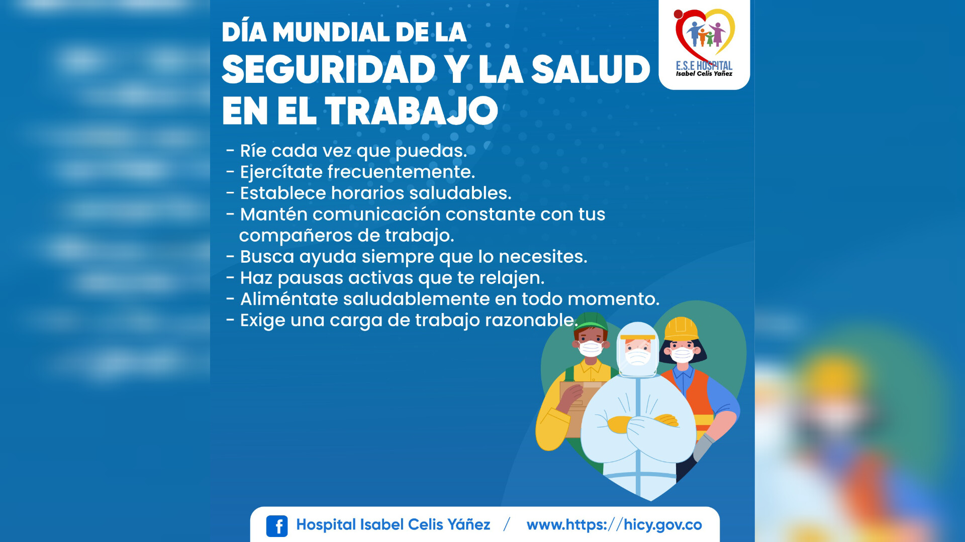 DÍA MUNDIAL DE LA SEGURIDAD Y LA SALUD EN EL TRABAJO - PORTADA