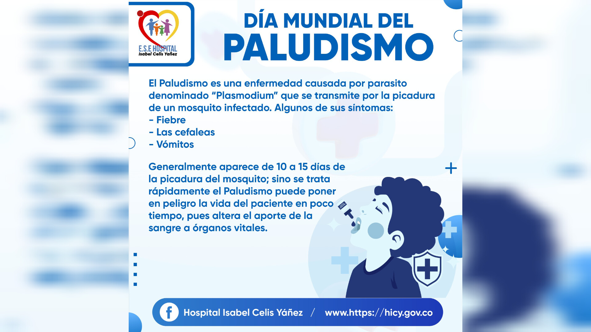 DÍA MUNDIAL DEL PALUDISMO - PORTADA