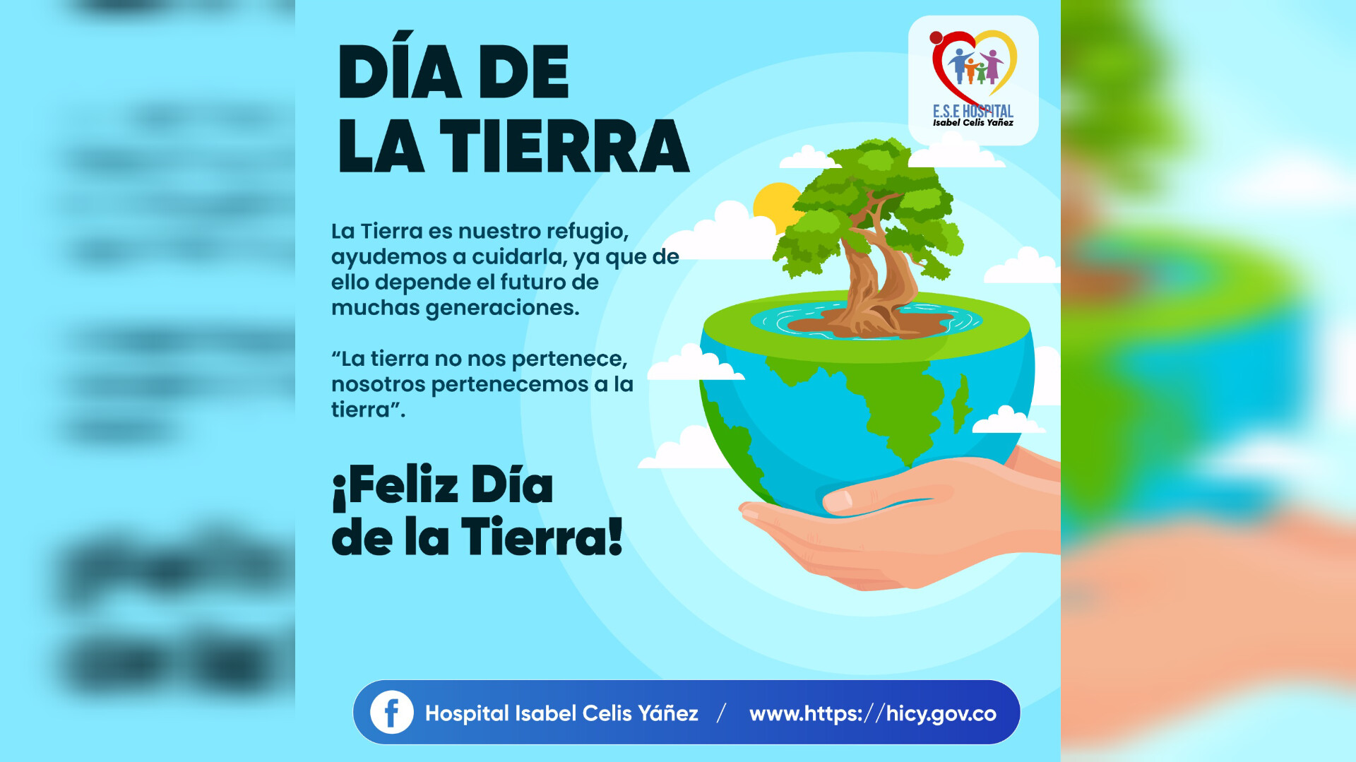FELIZ DÍA DE LA TIERRA - PORTADA