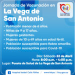 JORNADA DE VACUNACIÓN EN EL CORREGIMIENTO LA VEGA DE SAN ANTONIO - PORTADA