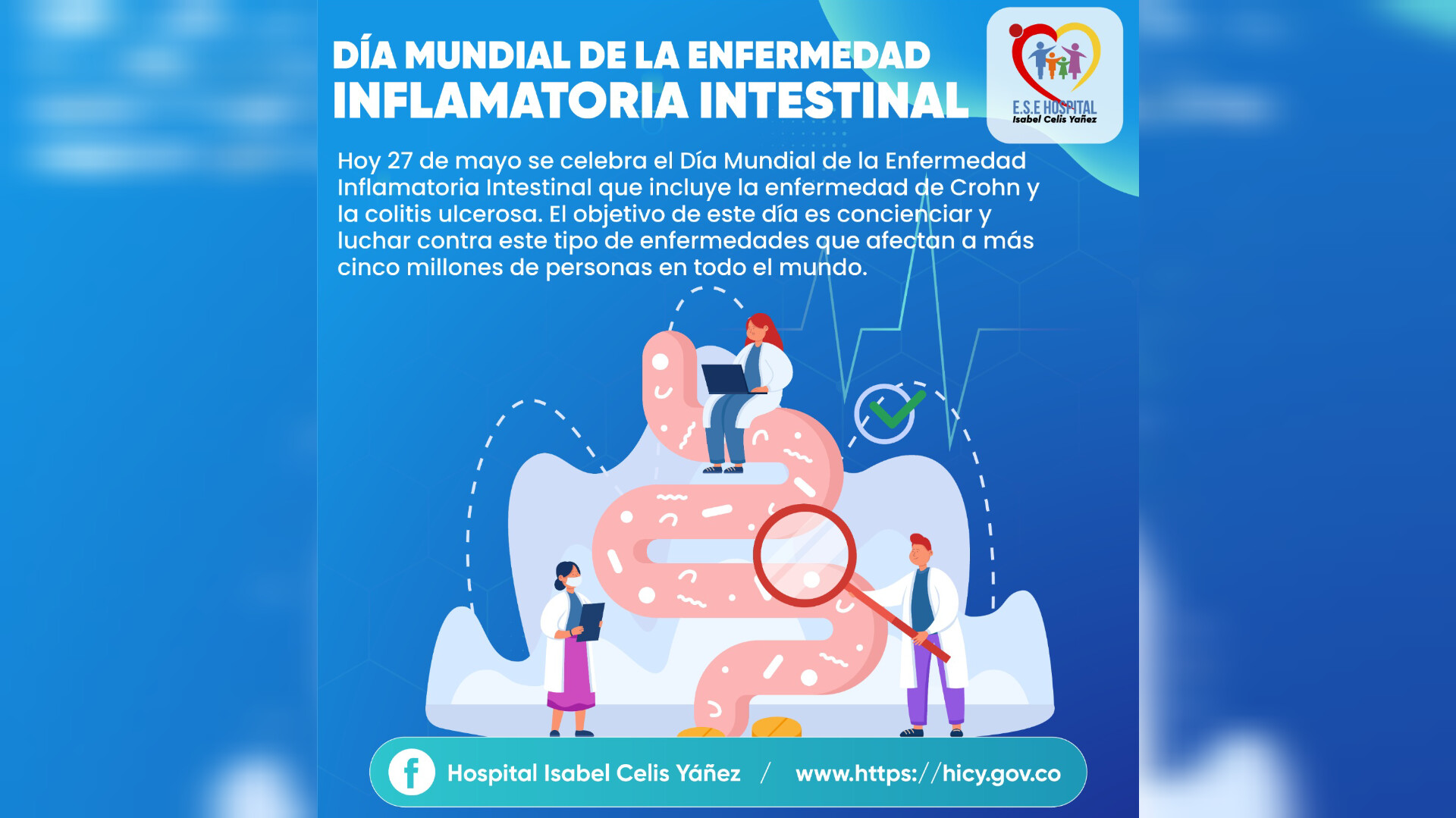 DÍA MUNDIAL DE LA ENFEMREDAD INFLAMATORIA INTESTINAL - PORTADA