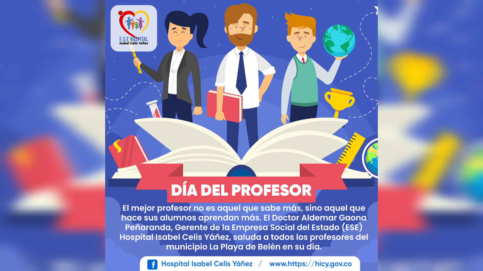 FELIZ DÍA DEL PROFESOR - PORTADA