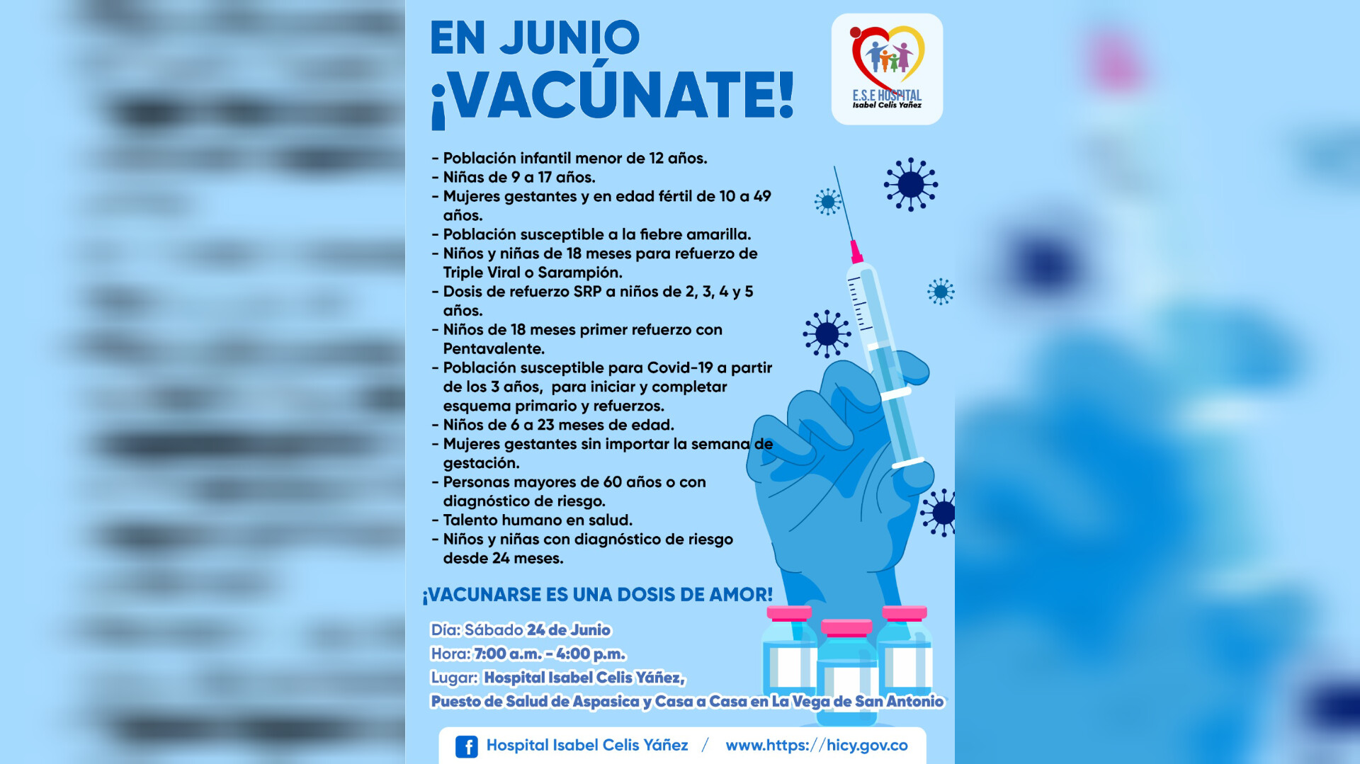¡DÍA DE PONERTE AL DÍA! ¡VÁCUNATE! - PORTADA