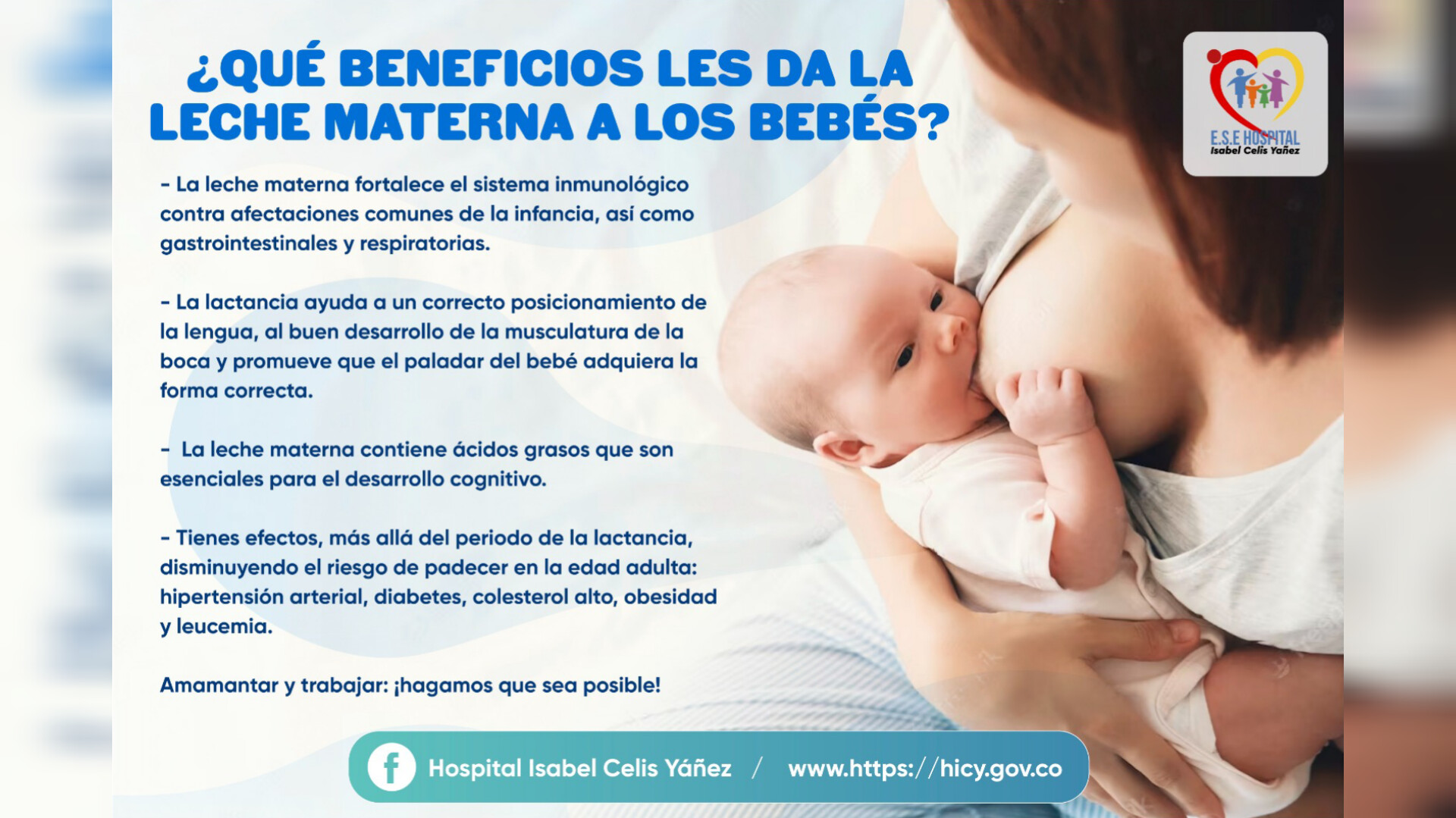 BENEFICIOS QUE LA LECHE MATERNA LE DA A LOS BEBÉS - PORTADA