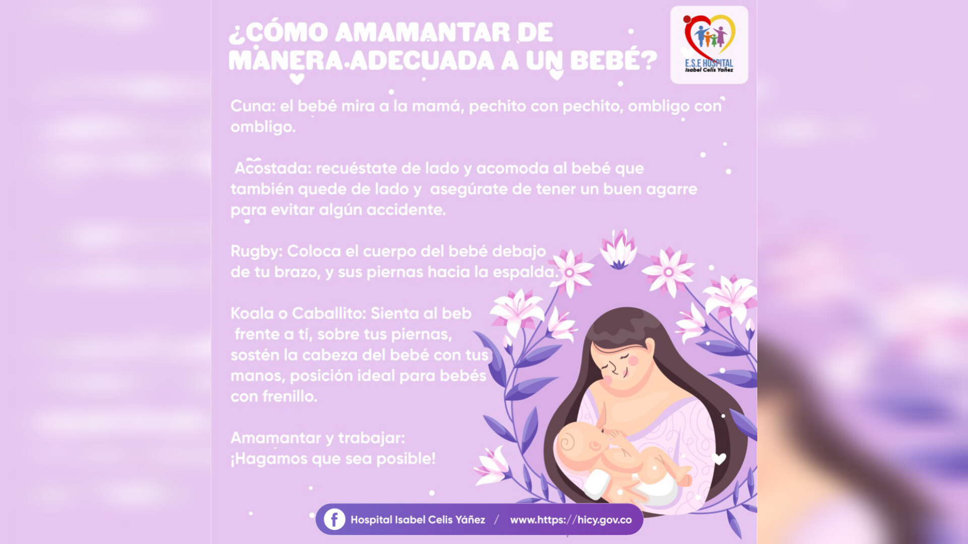 CÓMO AMAMANTAR DE MANERA ADECUADA A UN BEBÉ - PORTADA