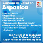 HOSPITAL ISABEL CELIS YÁÑEZ REALIZARÁ UNA JORNADA DE SALUD ESTE VIERNES 01 DE SEPTIEMBRE EN EL CORREGIMIENTO DE ASPASICA - PORTADA