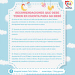 RECOMENDACIONES QUE DEBE TENER EN CUENTA PARA SU BEBÉ - PORTADA