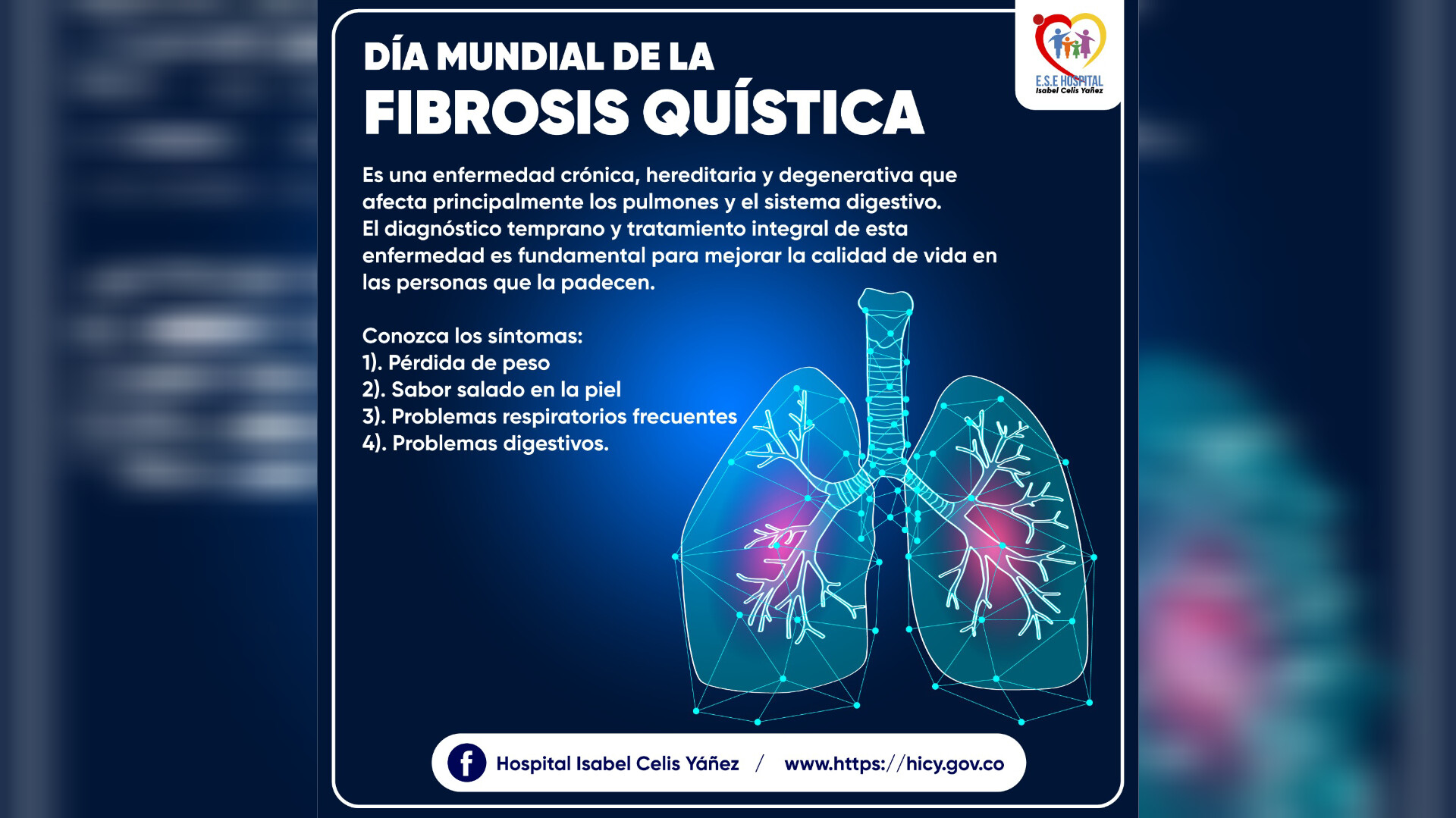 DÍA MUNDIAL DE LA FIBROSIS QUÍSTICA - PORTADA