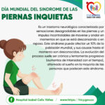 DÍA MUNDIAL DEL SINDROME DE LAS PIERNAS INQUIETAS - PORTADA