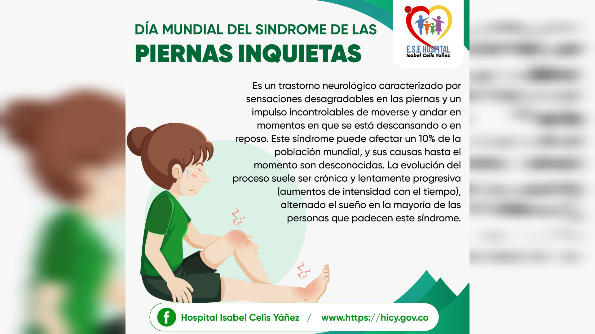 DÍA MUNDIAL DEL SINDROME DE LAS PIERNAS INQUIETAS - PORTADA
