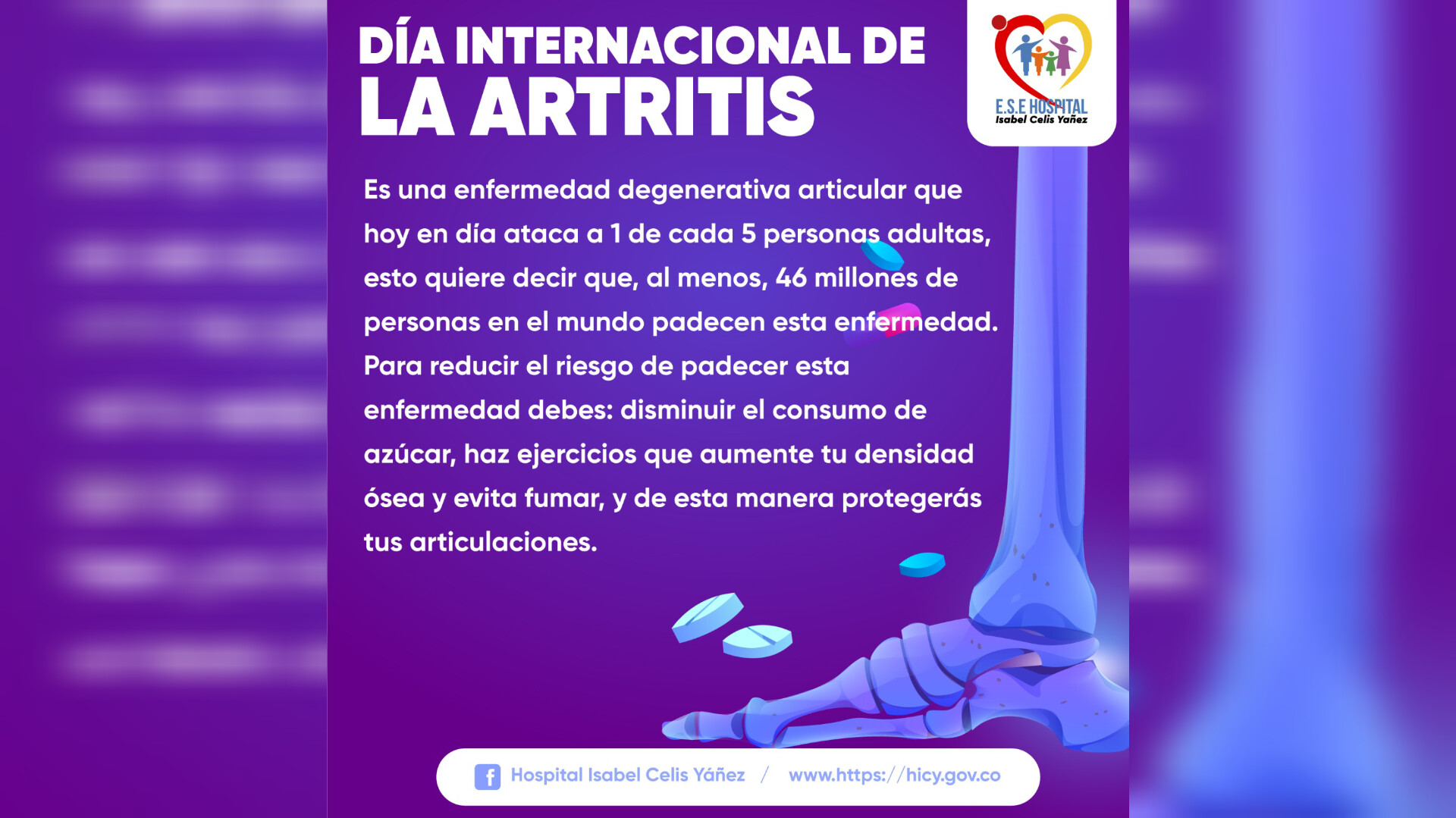 DÍA INTERNACIONAL DE LA ARTRITIS - PORTADA