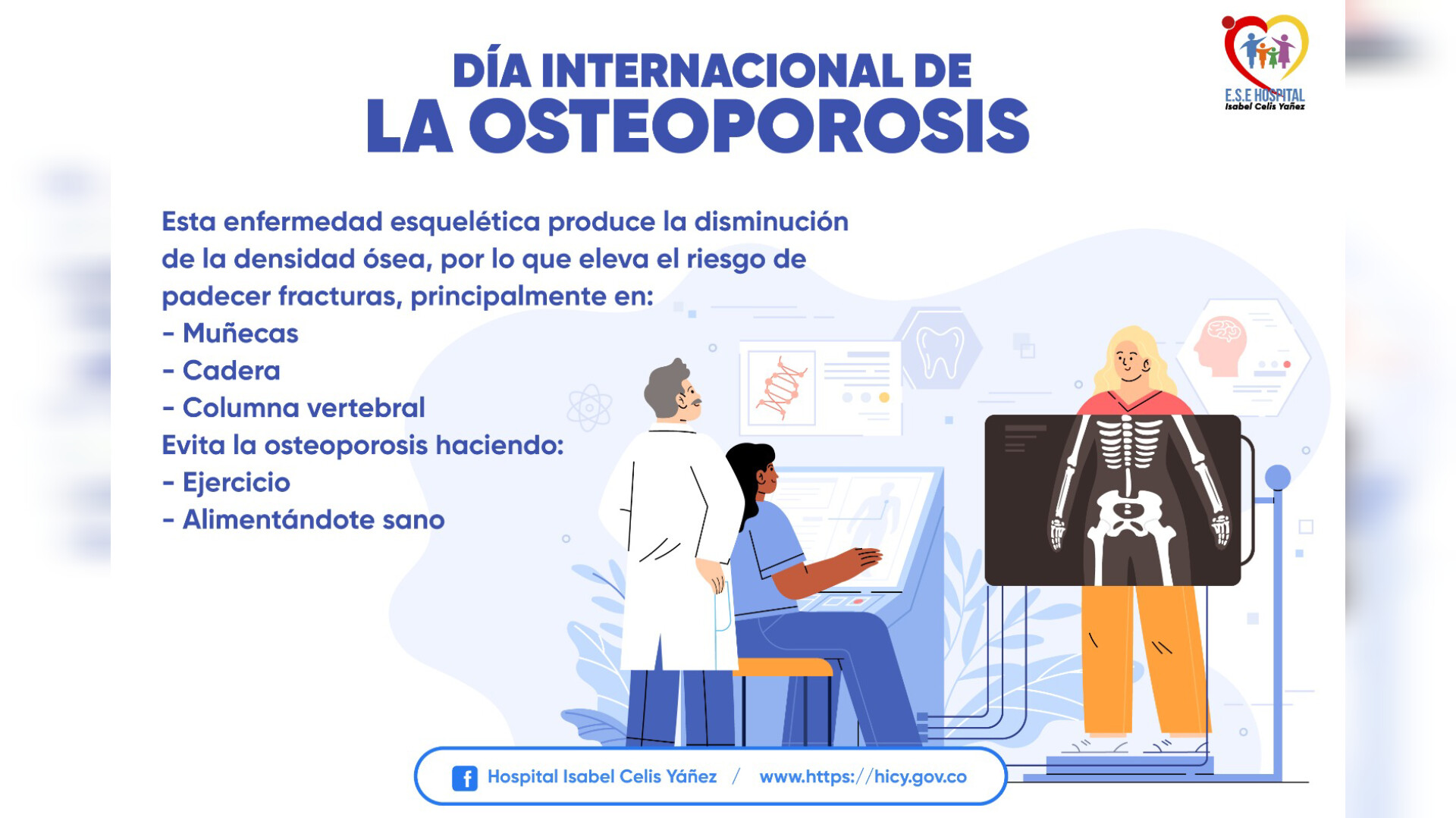 DÍA INTERNACIONAL DE LA OSTEOPOROSIS - PORTADA