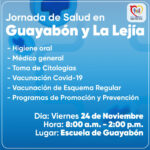 HOSPITAL ISABEL CELIS YÁÑEZ REALIZARÁ UNA JORNADA DE SALUD ESTE VIERNES 24 DE NOVIEMBRE EN LAS VEREDAS GUAYABÓN Y LA LEJÍA - PORTADA
