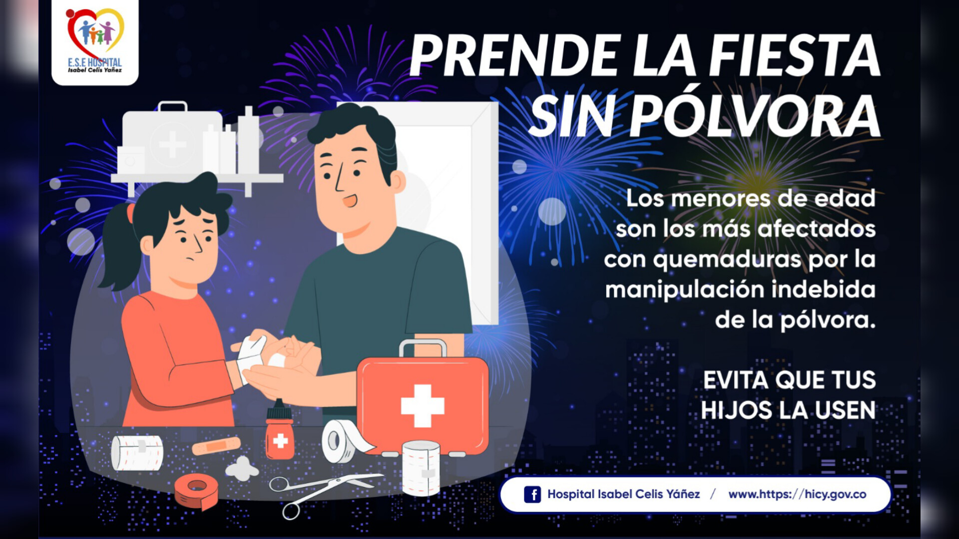 EN ESTA NAVIDAD PRENDE LA FIESTA SIN PÓLVORA - PORTADA